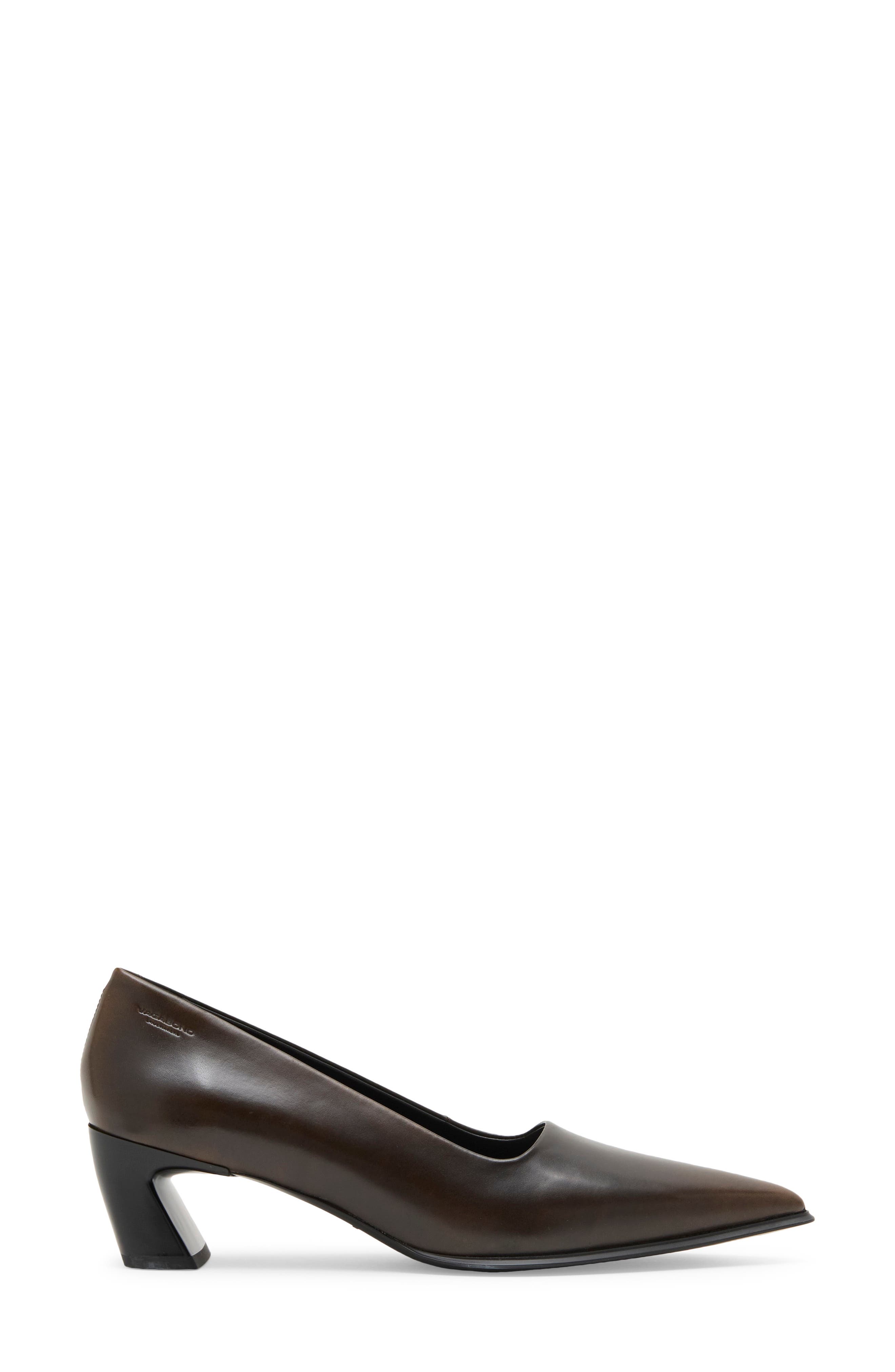 Ilona Leather Pump, Alternate, color, BROWN
