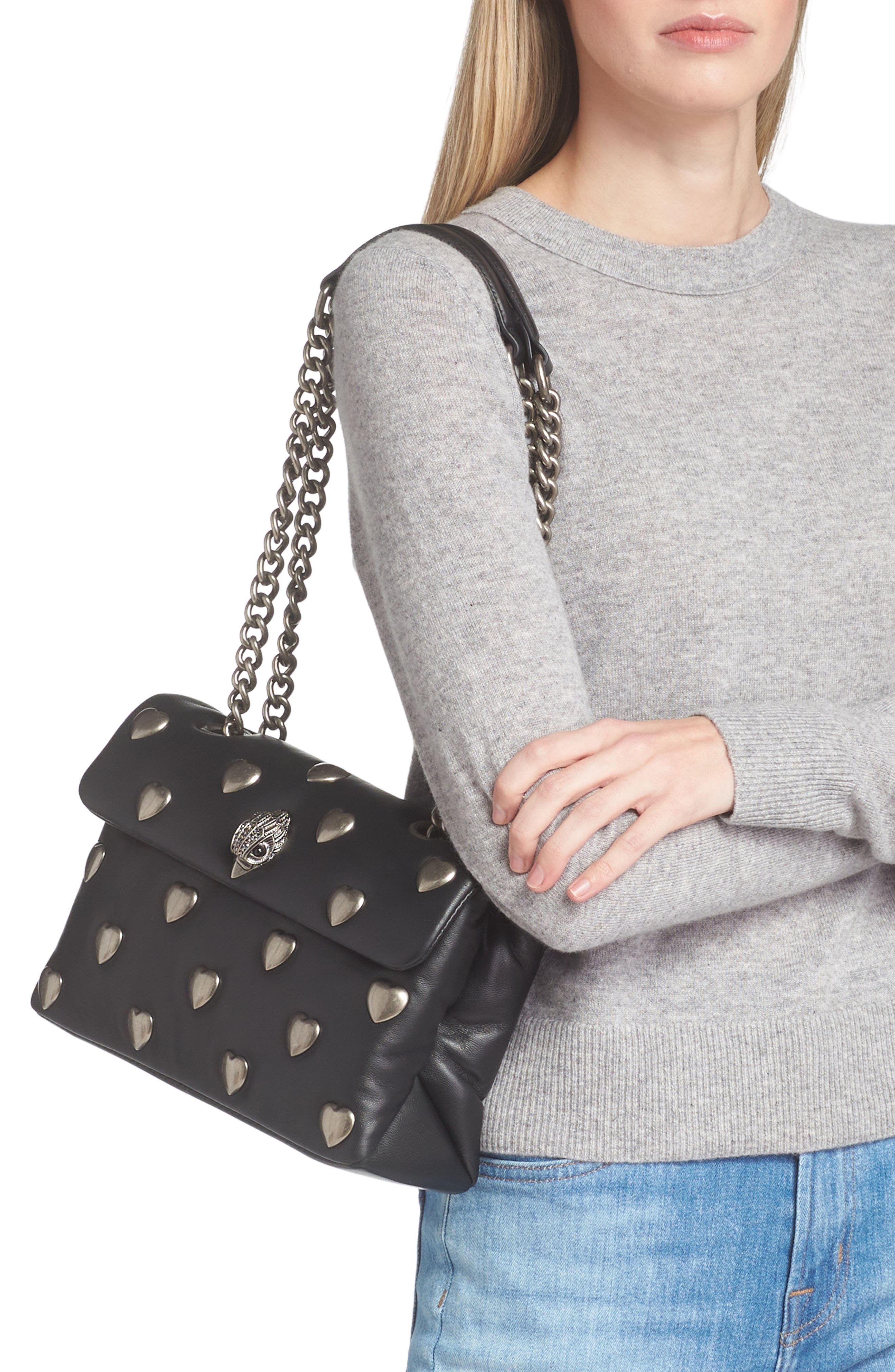 Kurt Geiger London Kensington Soft Love Convertible Leather Shoulder Bag, Alternate, color, 