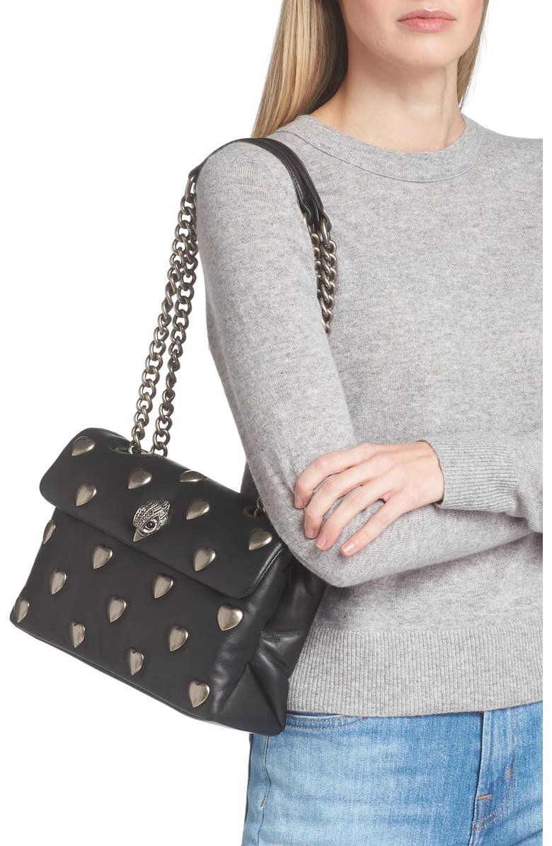Kurt Geiger London Kensington Soft Love Convertible Leather Shoulder Bag, Alternate, color,