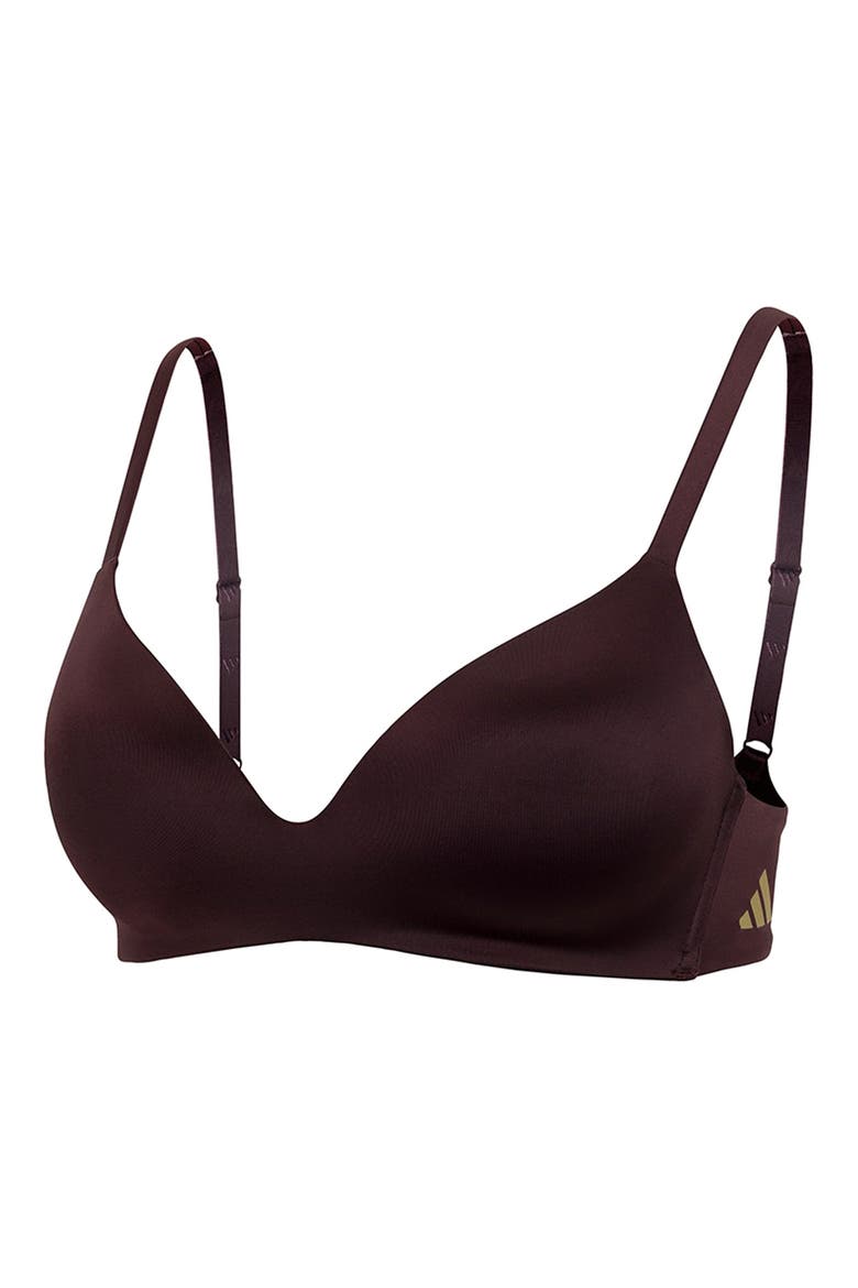 Plunge Wireless T-Shirt Bra, Alternate, color, SHADOW BROWN