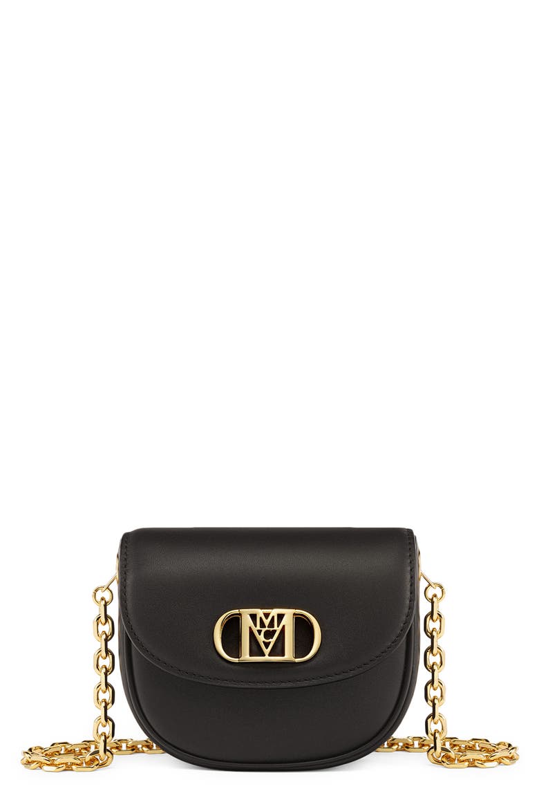Mode Travia Flap Crossbody Bag, Main, color, BLACK