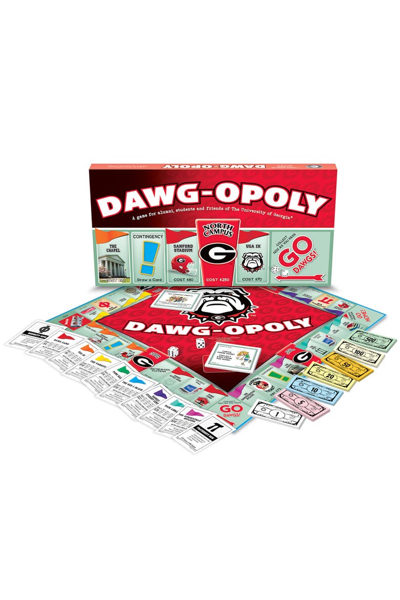 University Of Georgia Dawgopoly Monopoly Board Game, Alternate, color, Multicolored