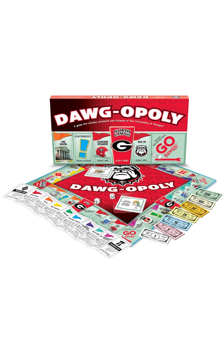 Late for the Sky University Of Georgia Dawgopoly Monopoly Board Game, Alternate, color, Multicolored