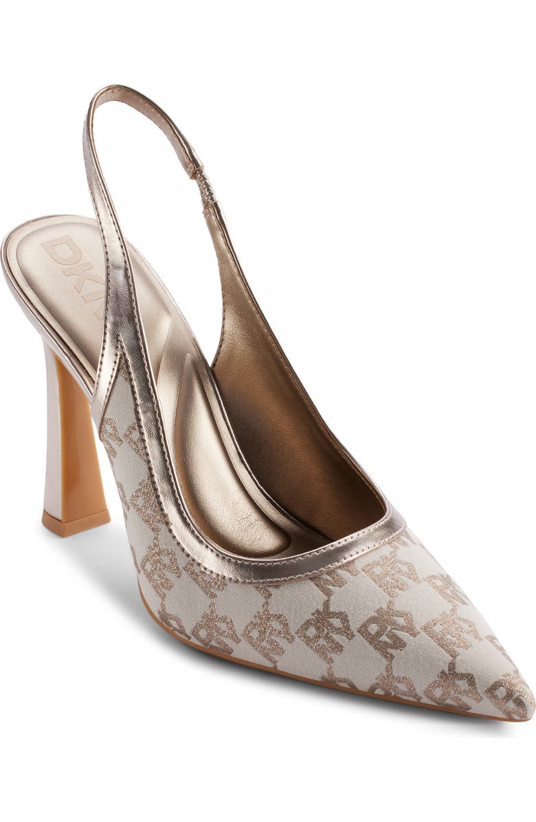 DKNY Cinette Slingback Pump, Main, color, Bone