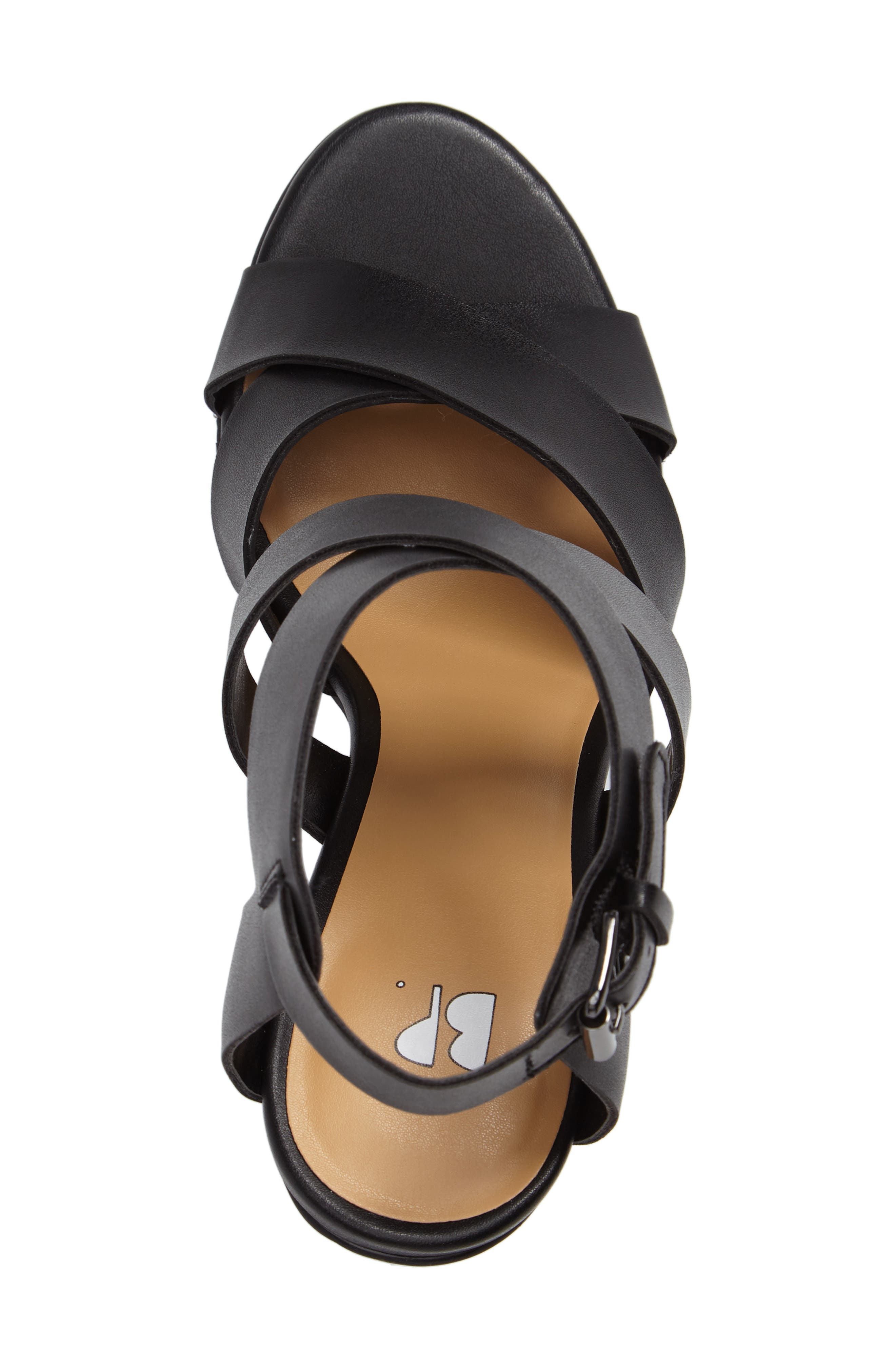 BP. Terry Block Heel Sandal, Alternate, color, 