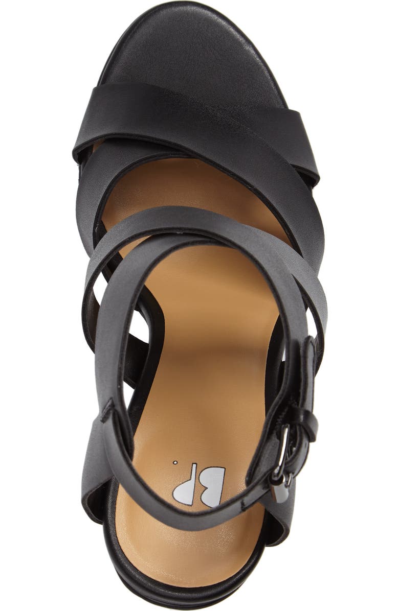 BP. Terry Block Heel Sandal, Alternate, color,