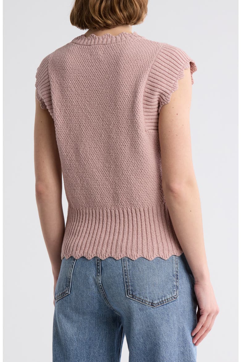 Scallop Edge Sweater, Alternate, color, DUSTY PINK