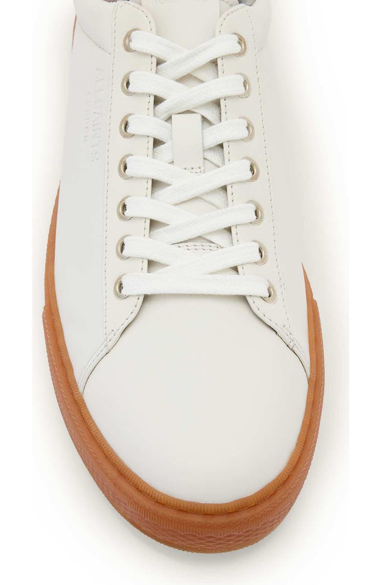 AllSaints Tucker Low Top Sneaker, Alternate, color, White/ Gum