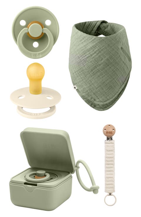 Pacifer, Pacifier Box & Pacifier Clip Set