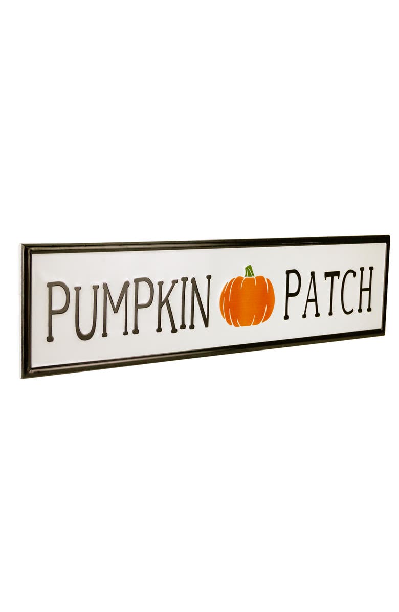Northlight Pumpkin Patch Embossed Fall Harvest Metal Wall Sign - 31.5", Alternate, color, 