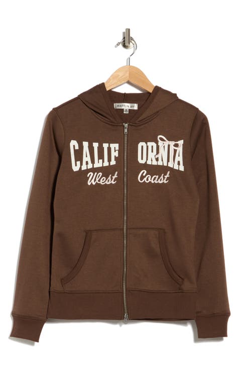 Fitted Zip Up Hoodie