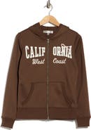 Madden Girl Fitted Zip Up Hoodie