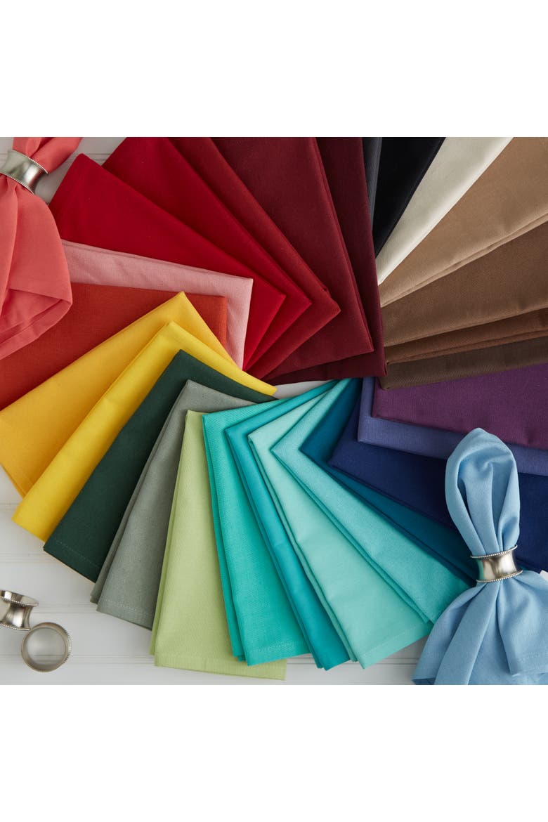 Solid Everyday Cloth Napkin Set/6, Alternate, color, Sky Blue