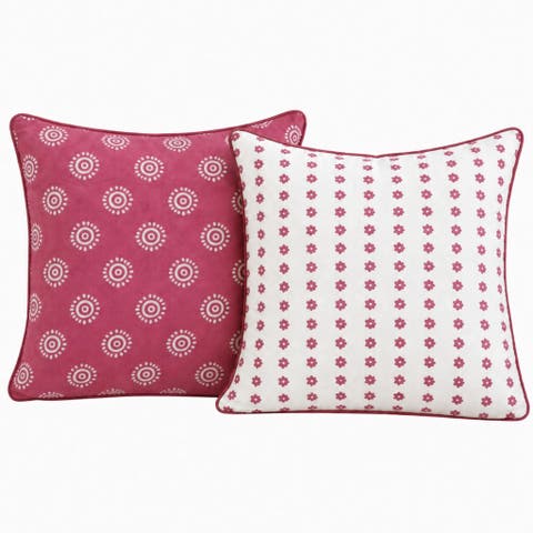 Bhor And Bela Linen Throw Pillow Cover Set