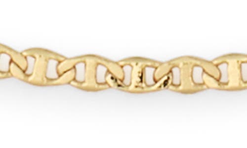 Nordstrom Rack Set Of 2 Demi Fine Mariner & Rope Chain Anklets In Gold