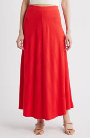 Wyeth Hart Chevron Knit Midi Skirt