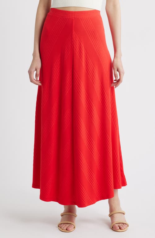 WYETH WYETH HART CHEVRON KNIT MIDI SKIRT