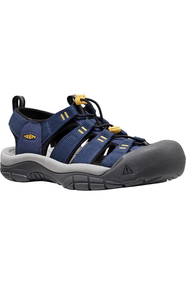 KEEN Newport H2 Water Hiking Sandal, Main, color, Naval Academy/ Keen Yellow