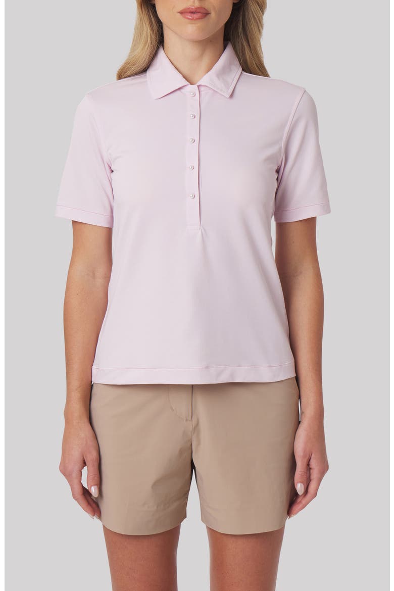 Suki Performance Polo, Main, color, PETAL PINK