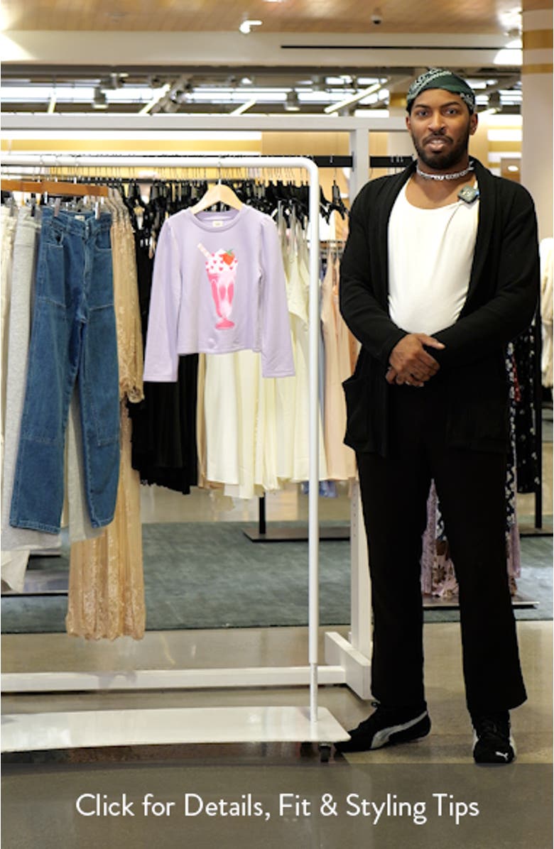 Kids' Milk Shake Long Sleeve Graphic T-Shirt, sales video thumbnail