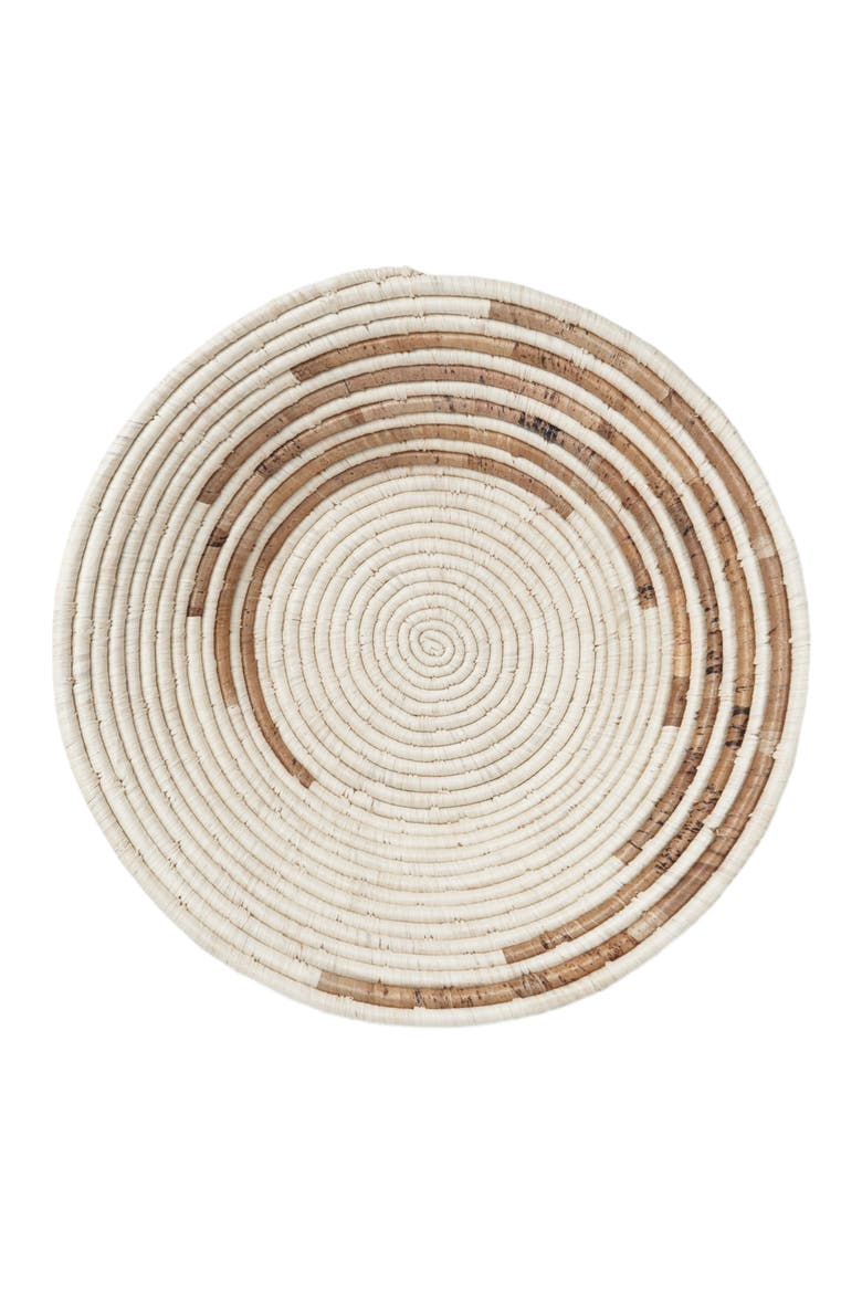 Large Breaking Waves Basket - Banana Fiber, Main, color, Brown & Natural Fiber