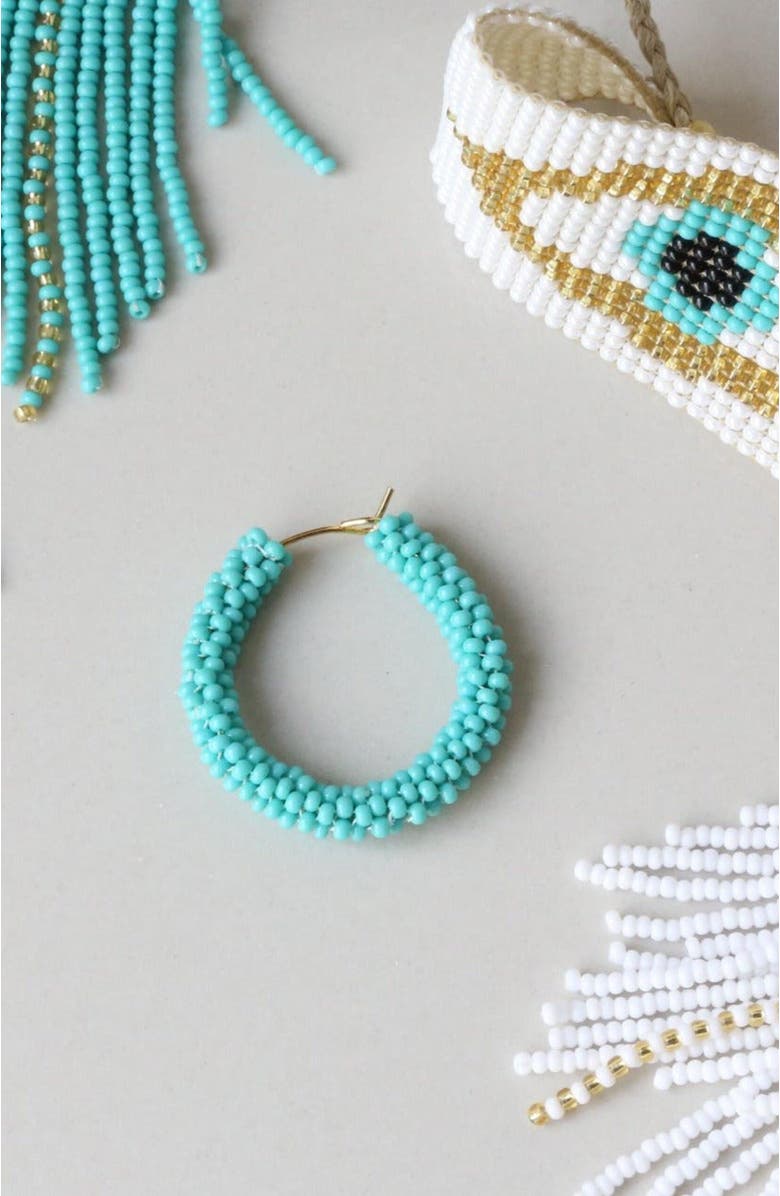 Fosterie Perla Earring Blue, Alternate, color, 