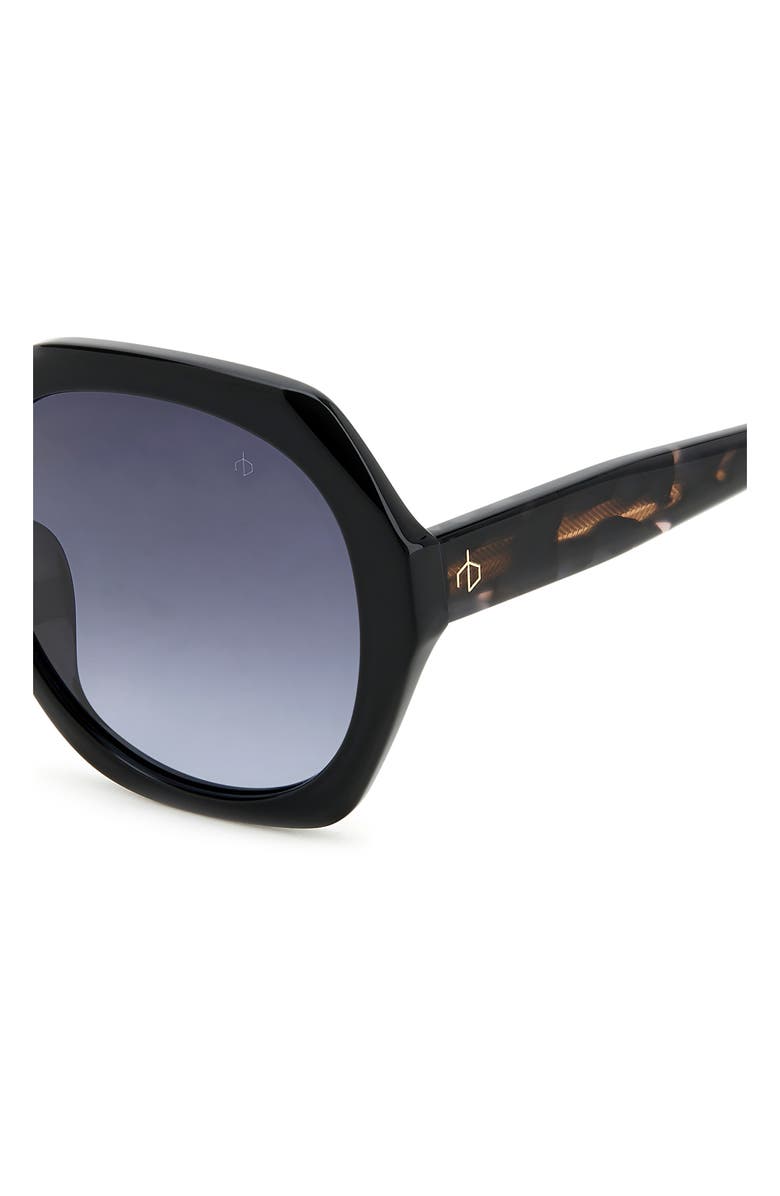 rag & bone 55mm Gradient Round Sunglasses, Alternate, color,