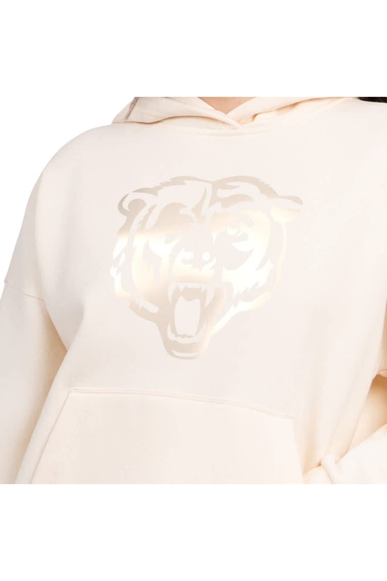 Women's Starter  Cream Chicago Bears Pastels Relaxed Travel Hoodie, Alternate, color, Cream