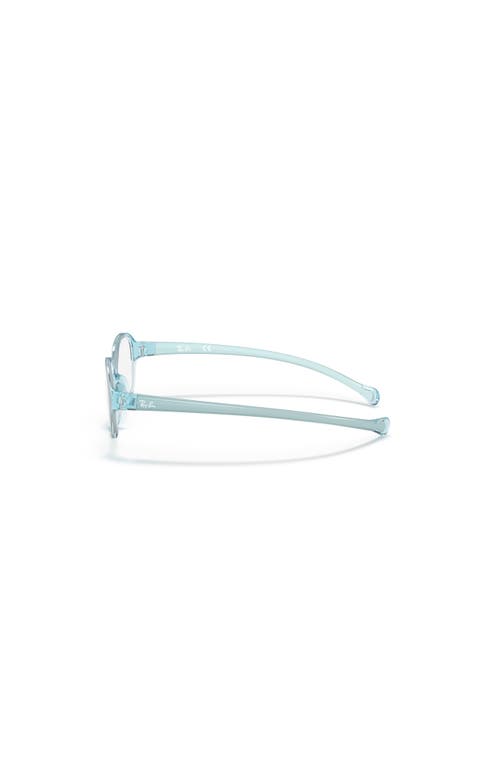 Ray Ban Ray-ban 39mm Oval Optical Glasses In Blue
