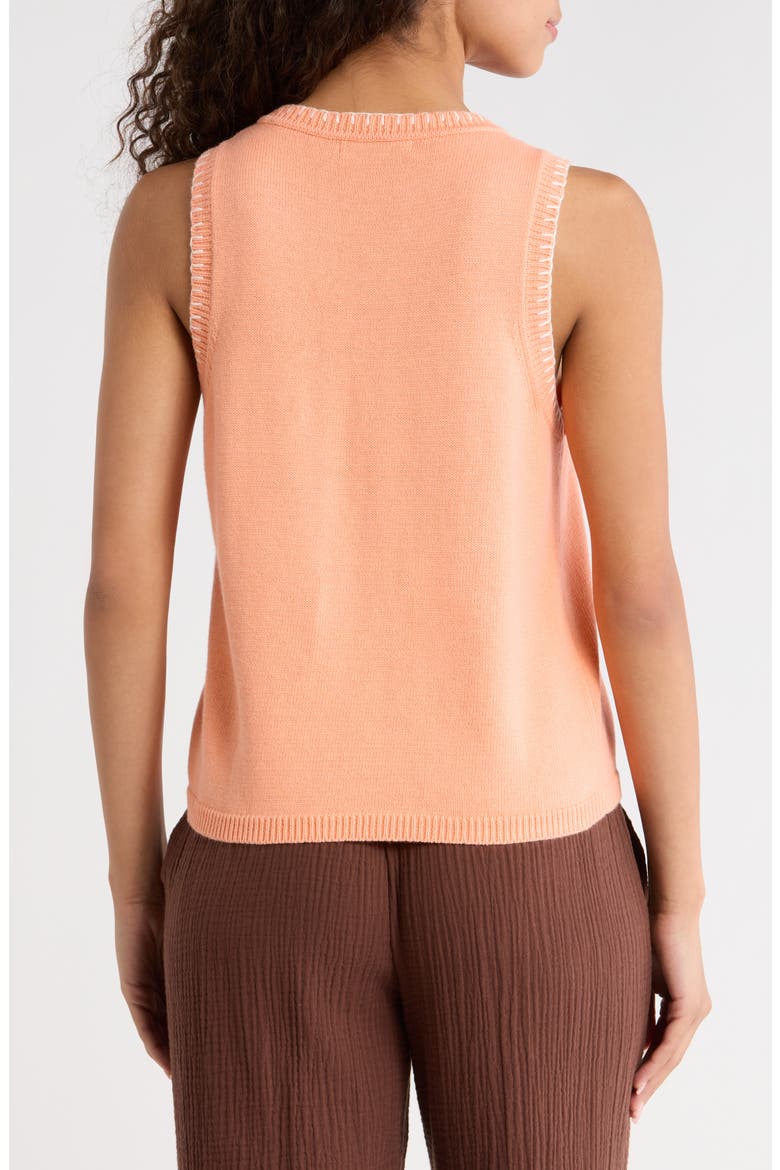 Marisol Cotton Sweater Vest, Alternate, color, APEROL