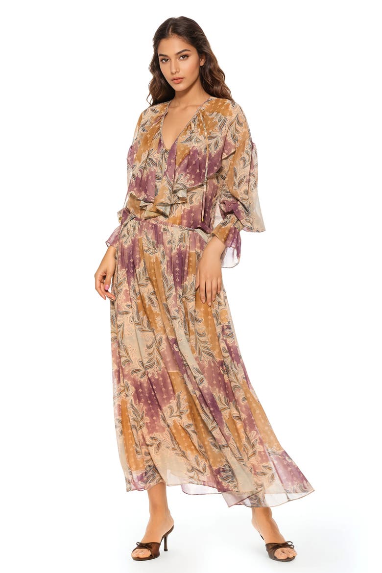 Serelise Ruffle Top, Alternate, color, MULTI PAISLEY