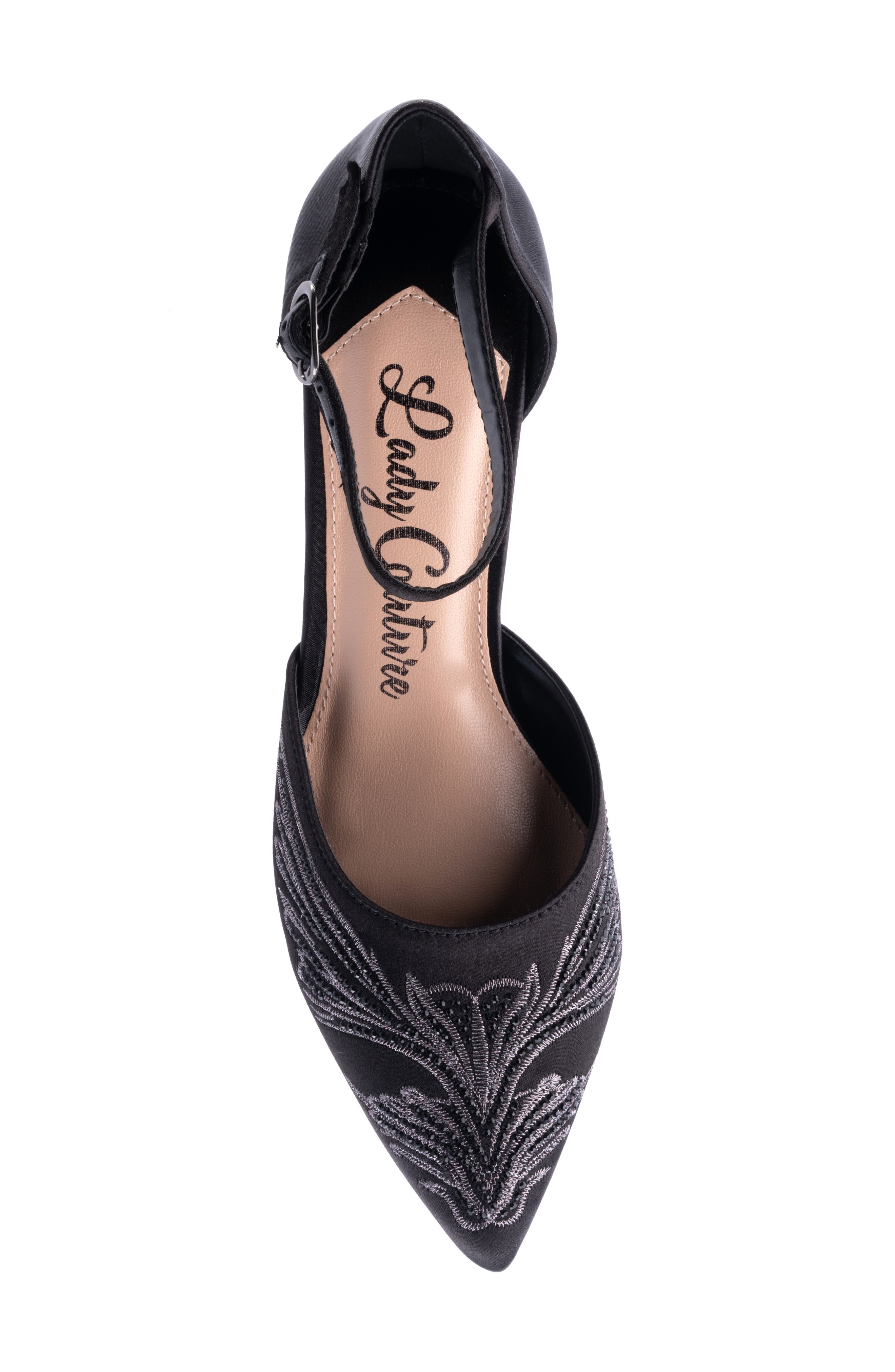 LADY COUTURE Kate Kitten Heel Pump, Alternate, color, Black