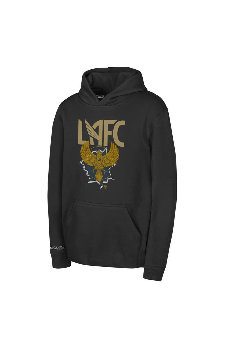 Mitchell & Ness Youth Mitchell & Ness  Black LAFC Mascot Break Out Pullover Hoodie, Alternate, color, 