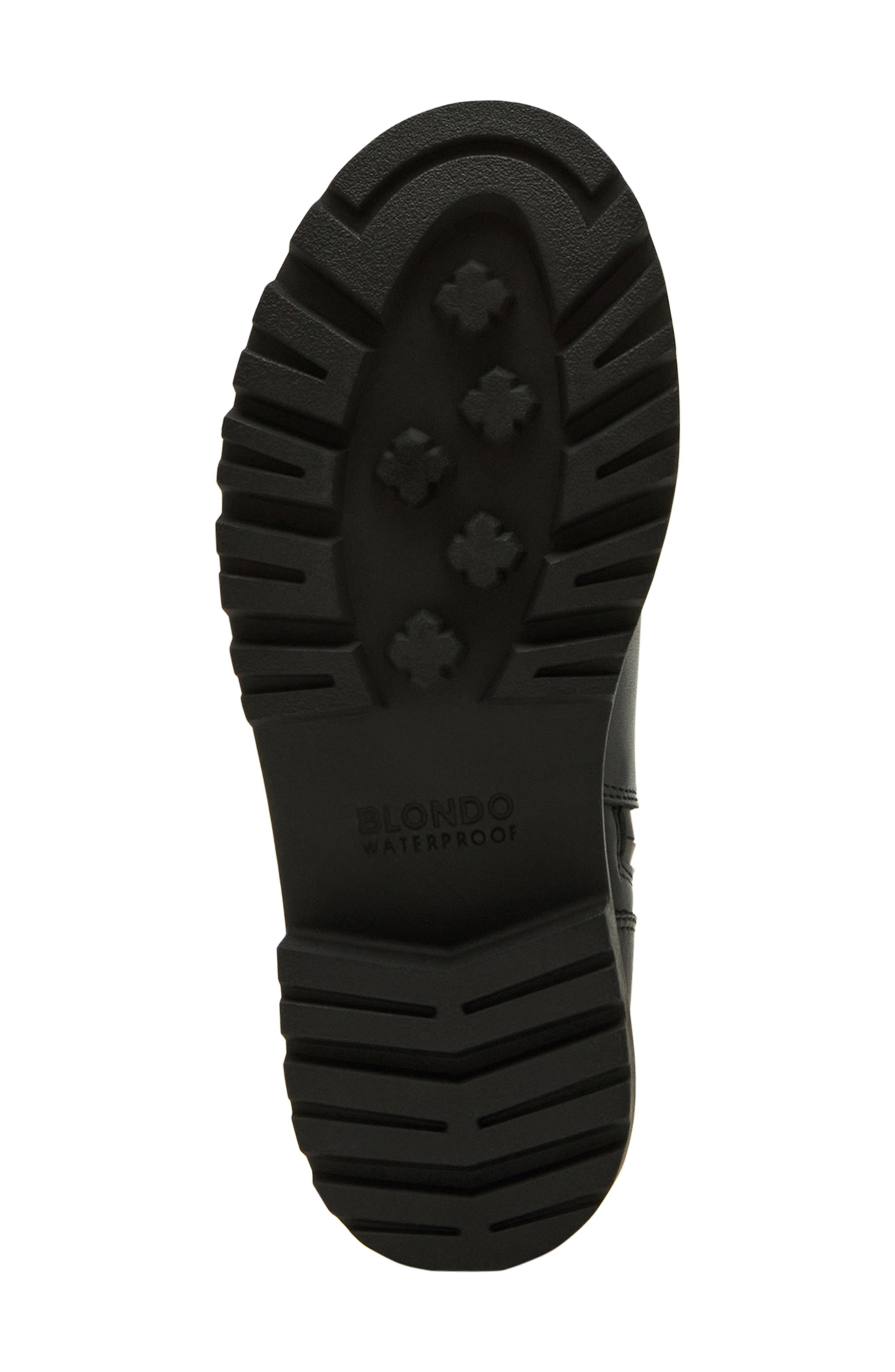 Blondo Taylor Lug Sole Boot, Alternate, color, Black Leather