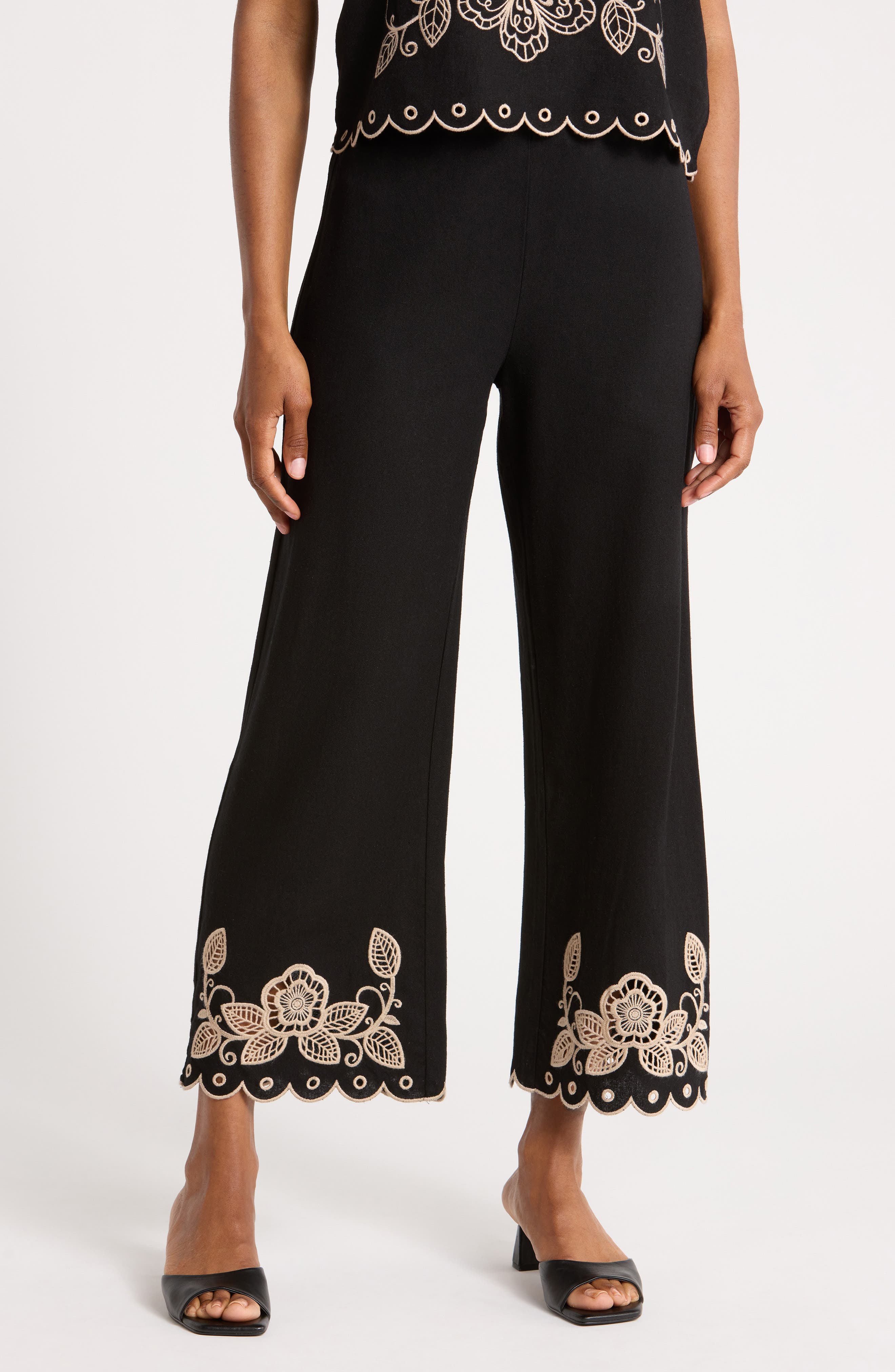 Embroidered Pants
