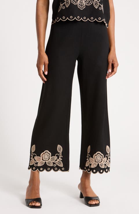 Embroidered Pants