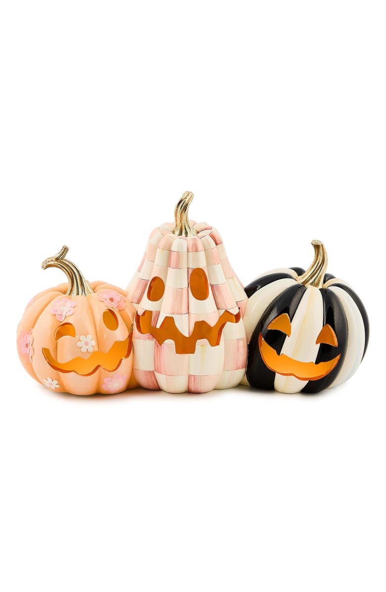 MACKENZIE CHILDS Hocus Pocus Illuminated Jack O'Lanterns, Alternate, color,