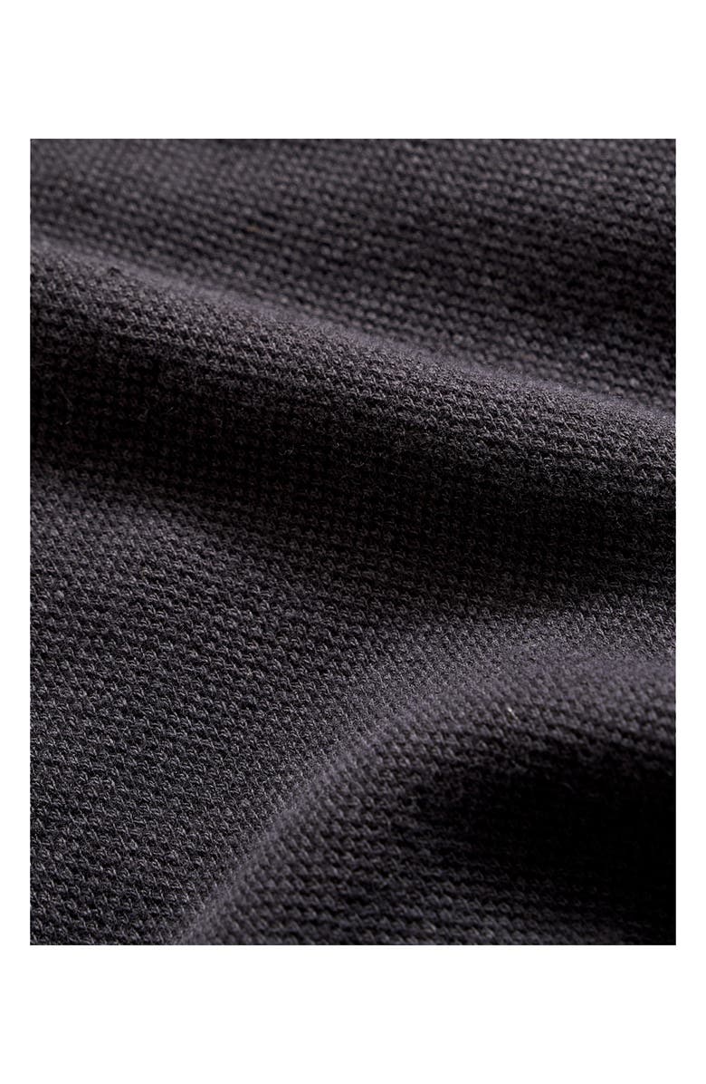 Billy Reid Yellowhammer Cotton & Linen Knit Button-Up Shirt, Alternate, color, Black