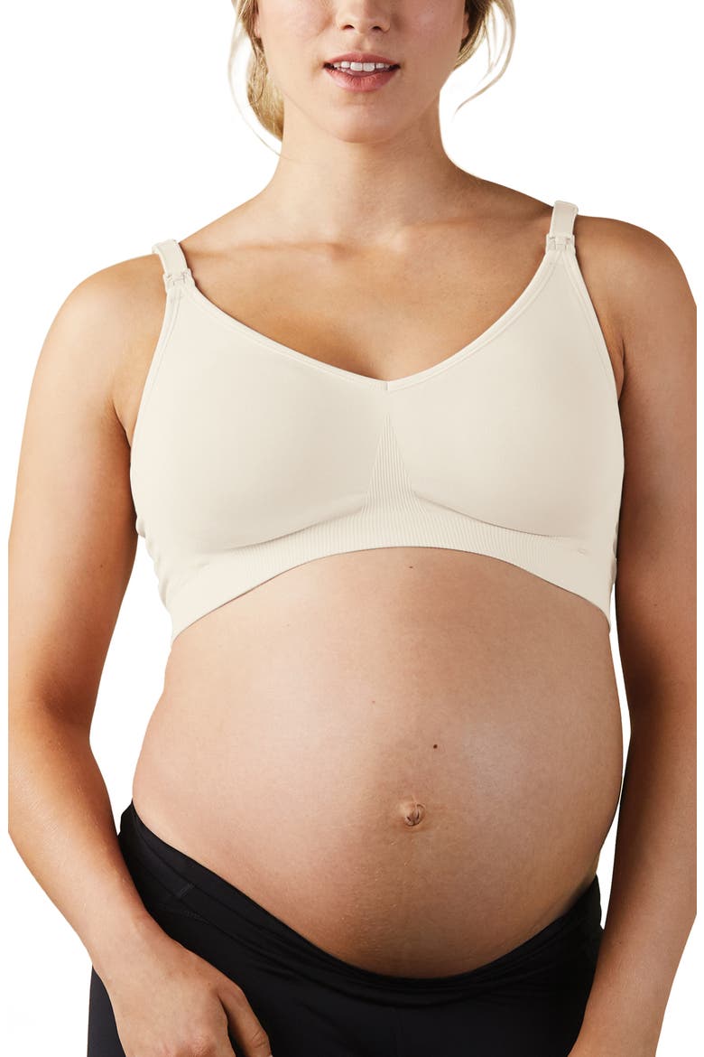 Body Silk Seamless Maternity/Nursing Bra, Main, color, ANTIQUE WHITE