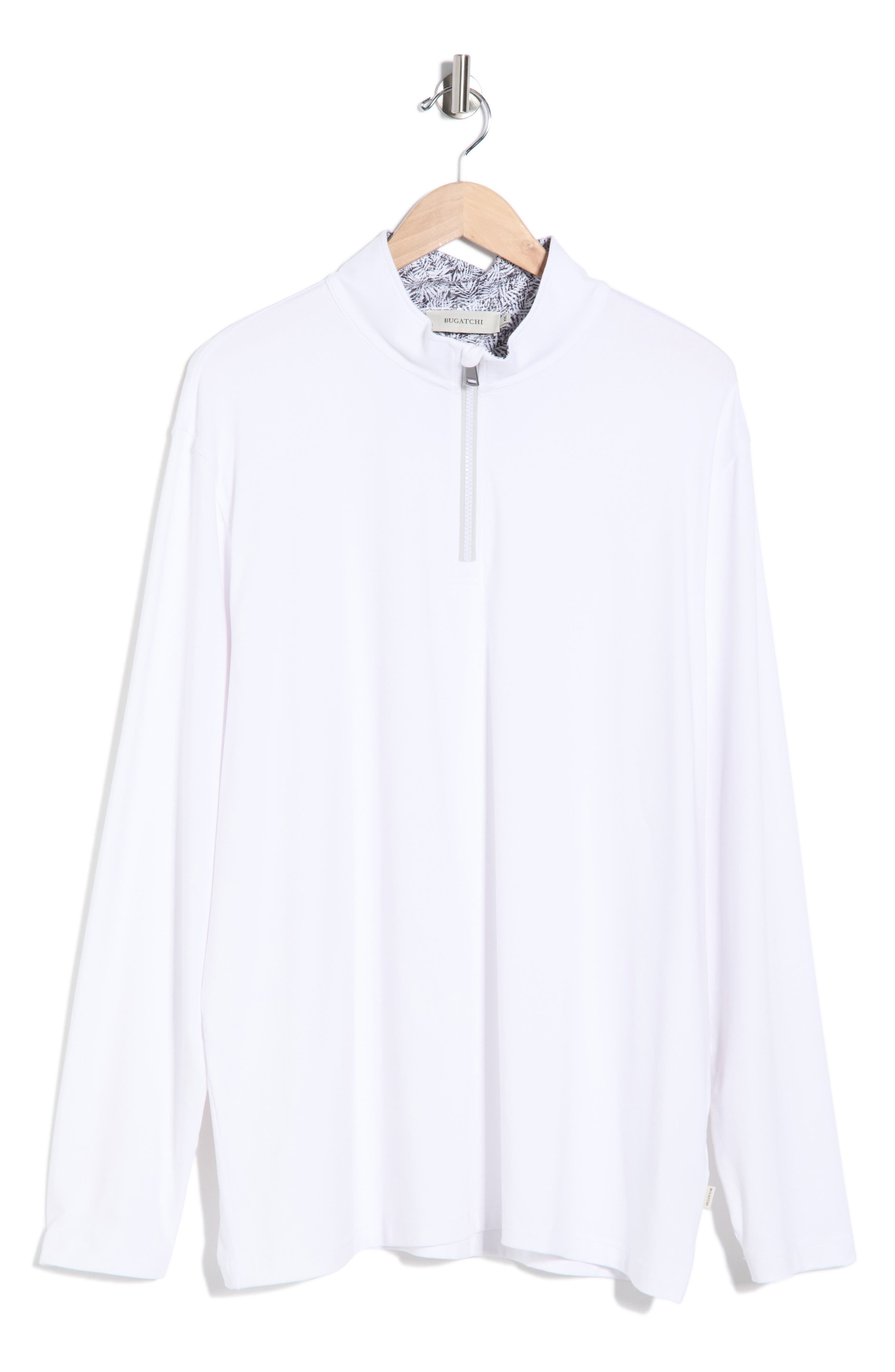 Bugatchi Quarter Zip Performance Pullover