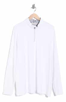 Bugatchi Quarter Zip Performance Pullover