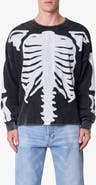 mnml Skeleton Thermal Long Sleeve Graphic T-Shirt