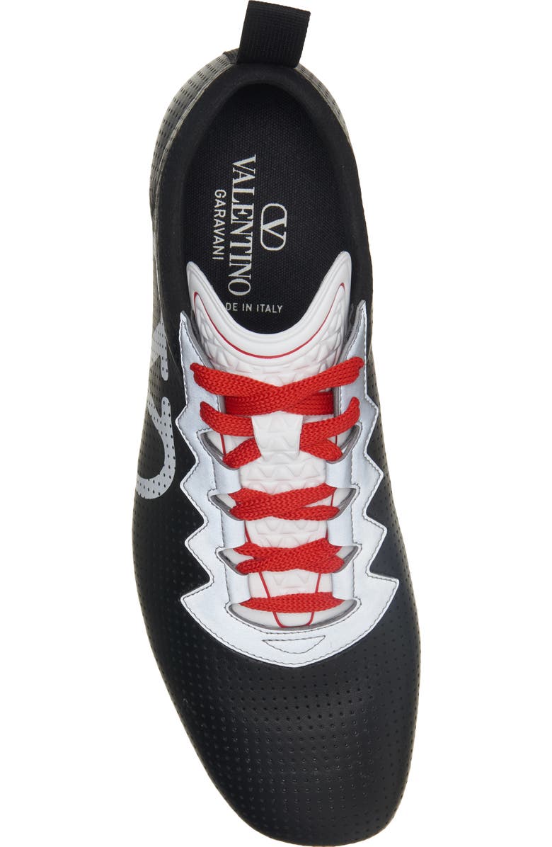 Valentino Garavani Chromation Perforated Sneaker, Alternate, color,