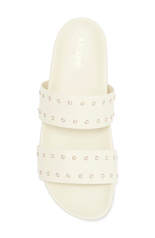 Abound Arleth Faux Pearl Slide Sandal In White