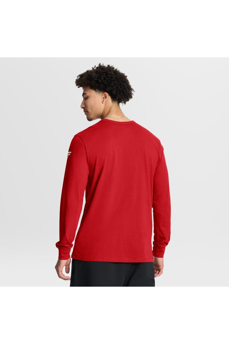 Men's Fanatics Red New Jersey Devils Authentic Pro Property Of Practice Long Sleeve T-Shirt, Alternate, color, Red