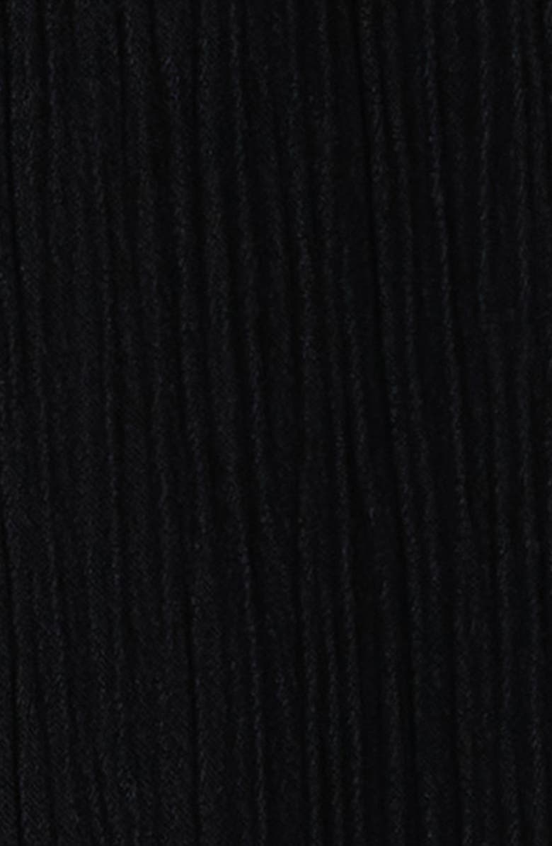 Anne Klein High Waist Wide Leg Plissé Pull-On Pants, Alternate, color, 