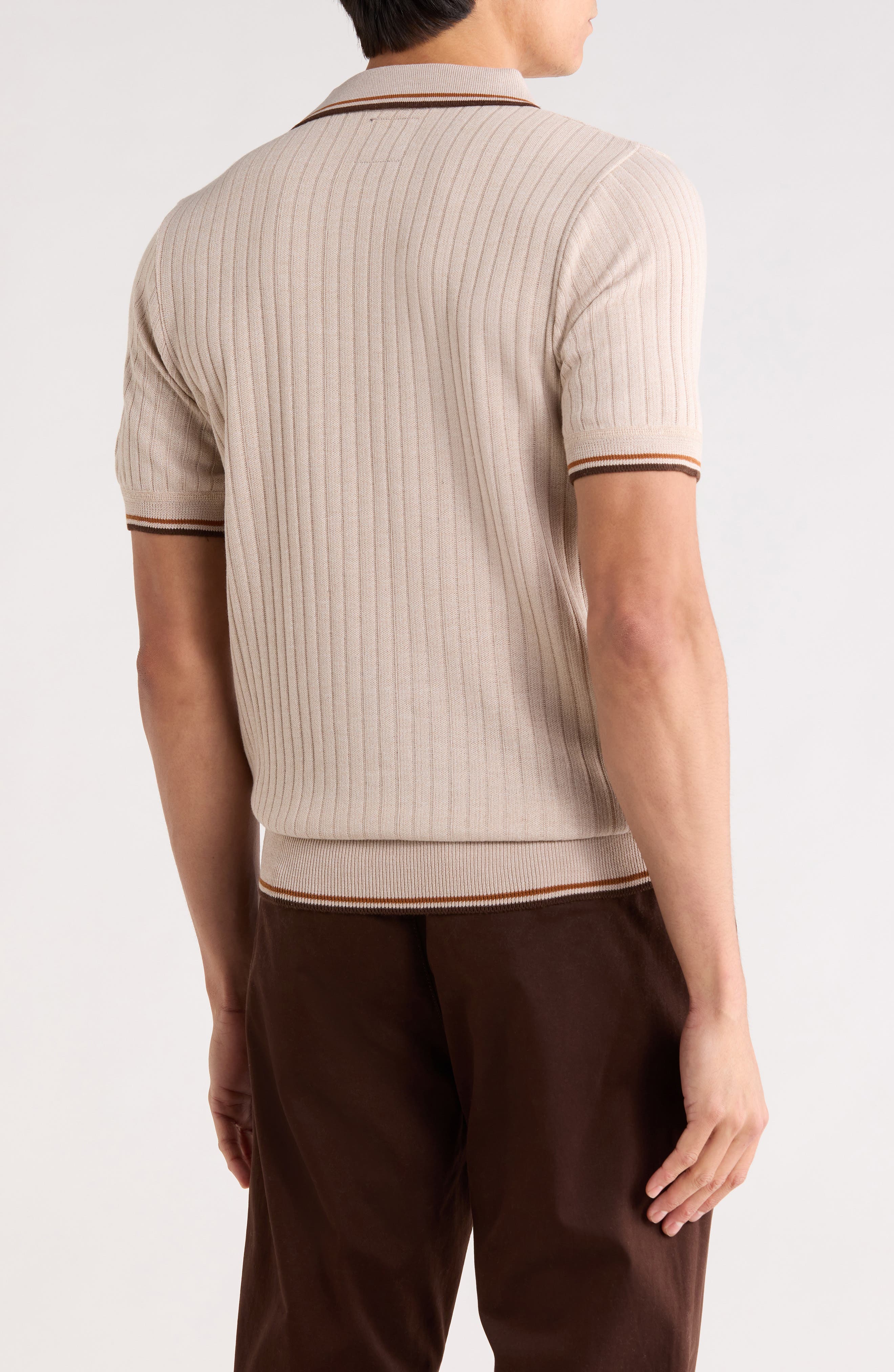 Knit Polo Sweater - image 4