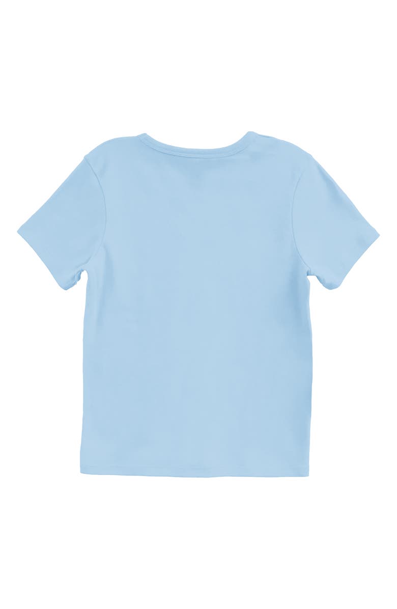 Ripple Junction Bye Varsity Graphic T-Shirt, Alternate, color, Light Blue