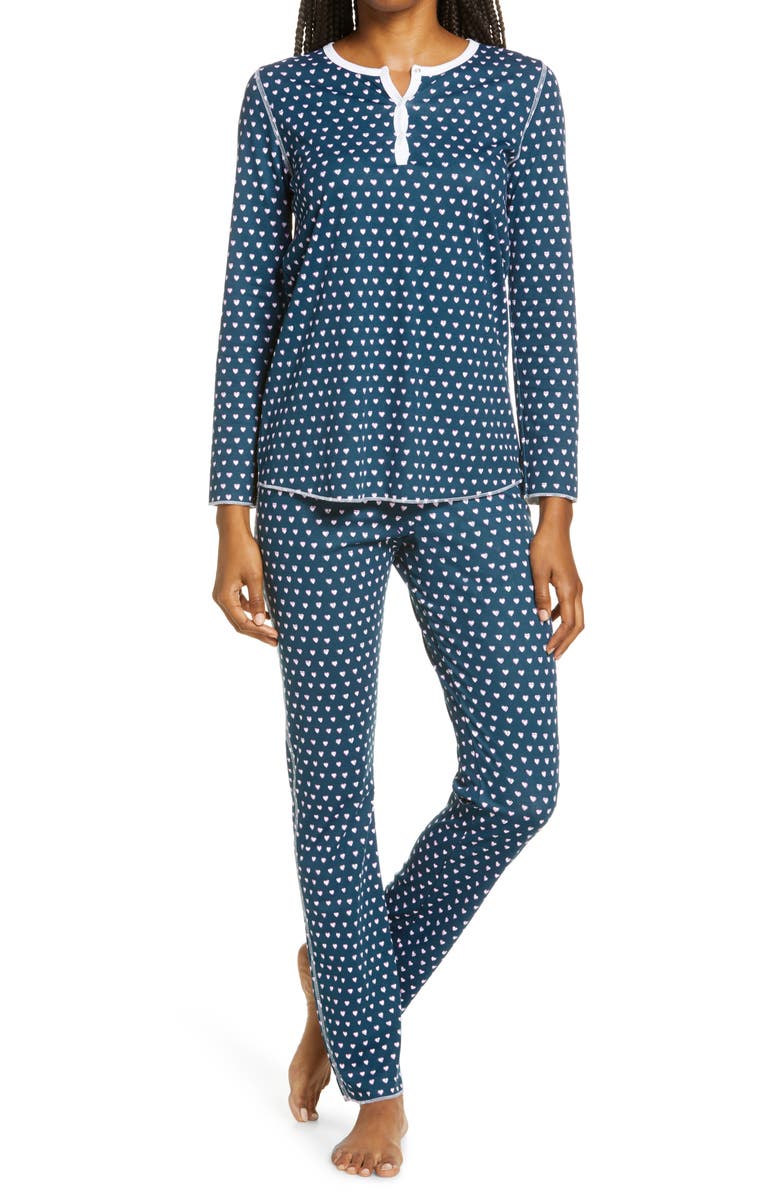 Roller Rabbit Heart Pajamas, Main, color,