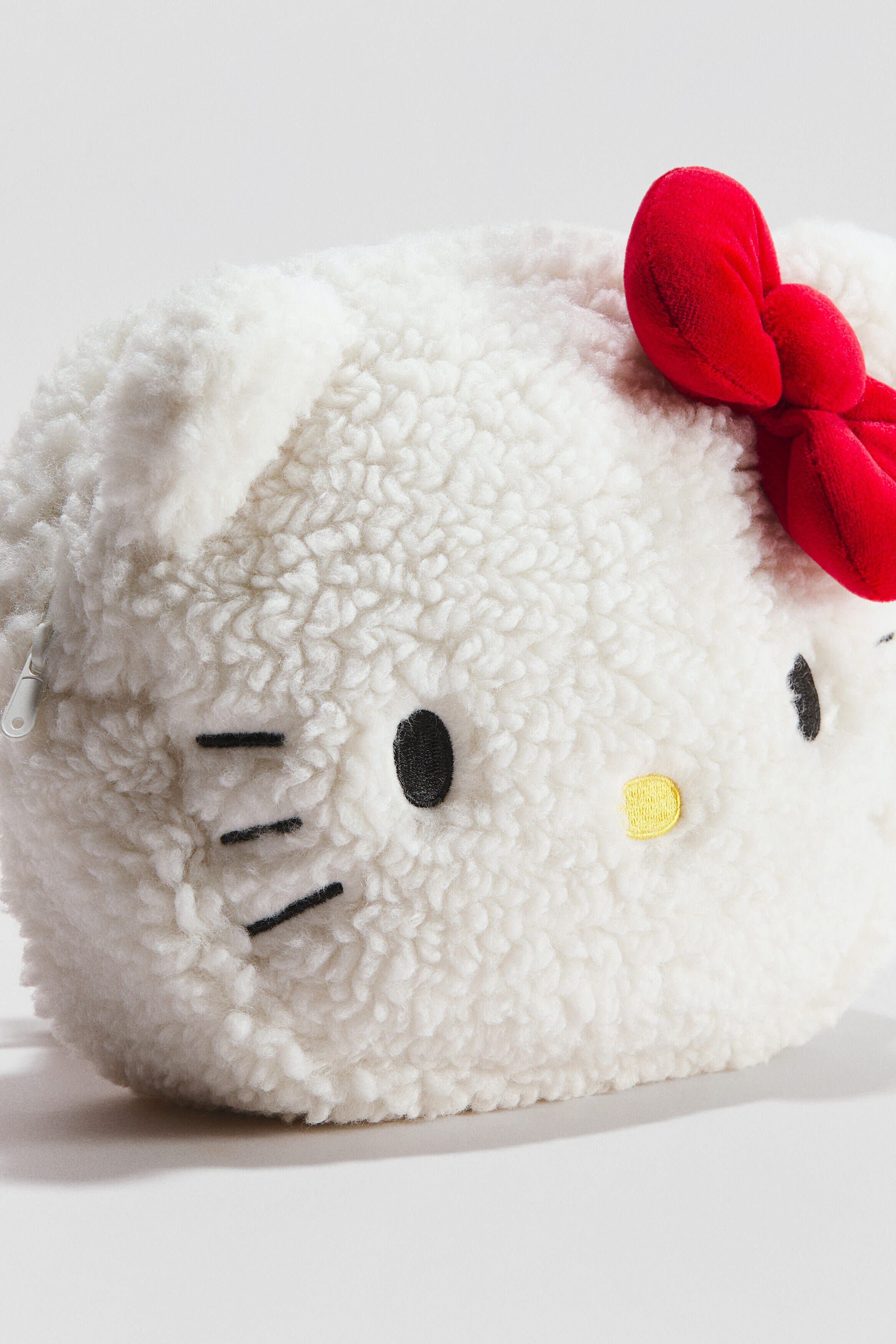 Fluffy Backpack, Alternate, color, White/Hello Kitty